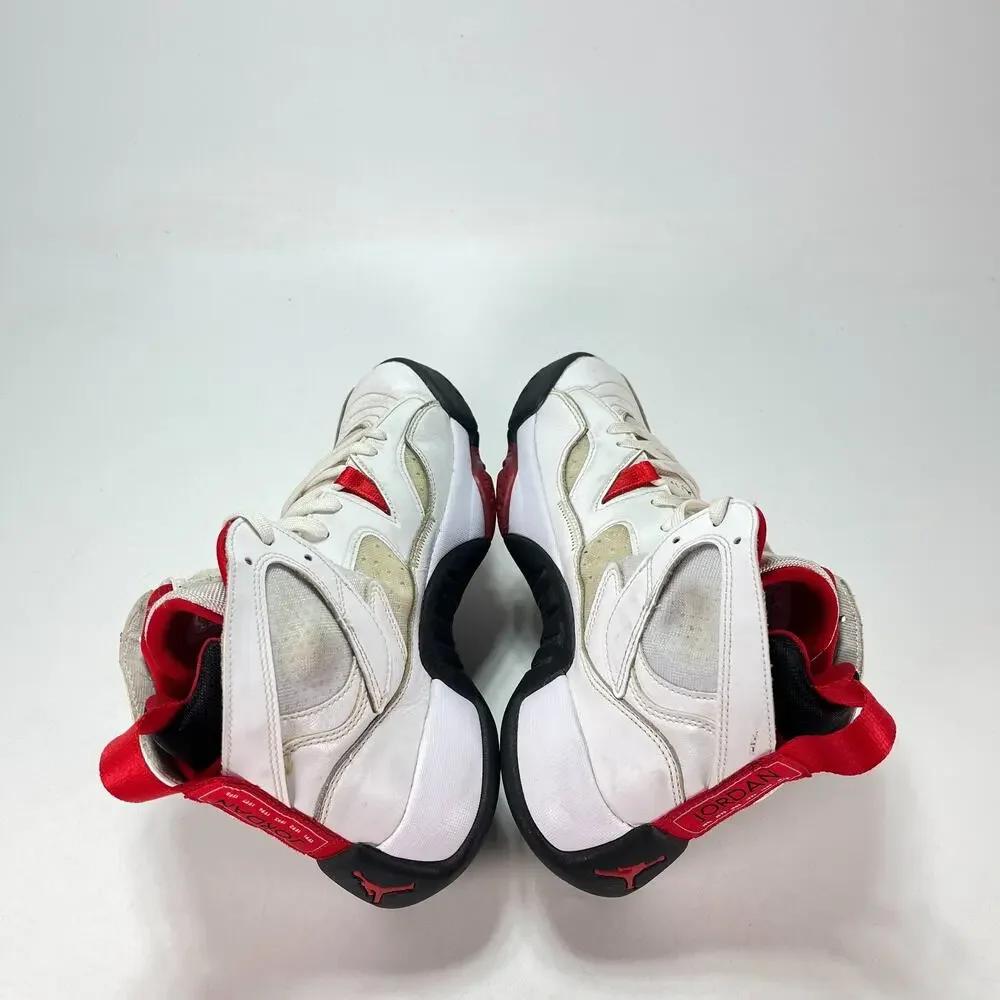 Jordan Jumpman Two Trey White University Red Sneakers DO1925-160 Men's Size 8.5